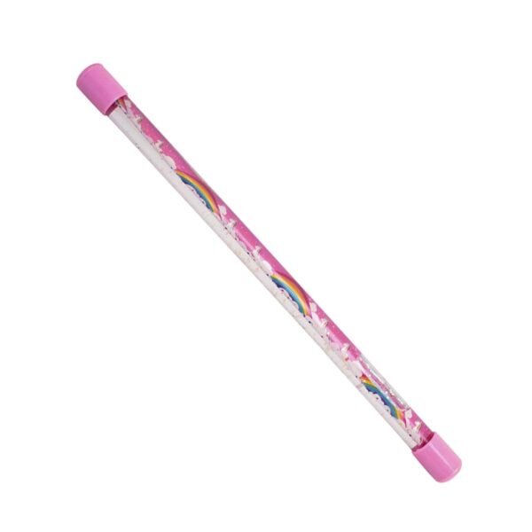 Tryllestav med glimmer enhjørning blå