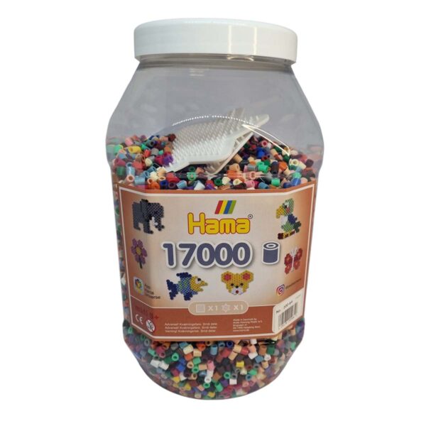 Hama midi perler 17.000 stk mix