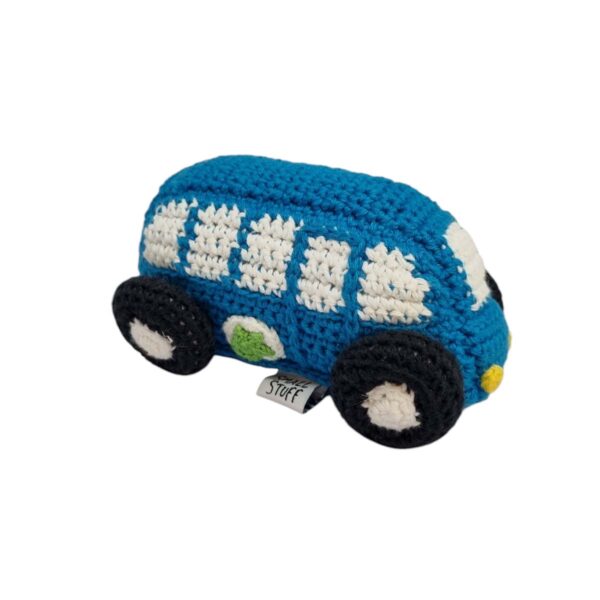 Hånd hæklet bus rangle fra Smallstuff