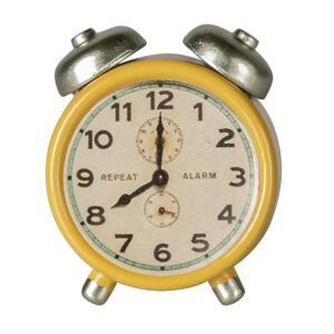 Maileg gul vækkeur til mus