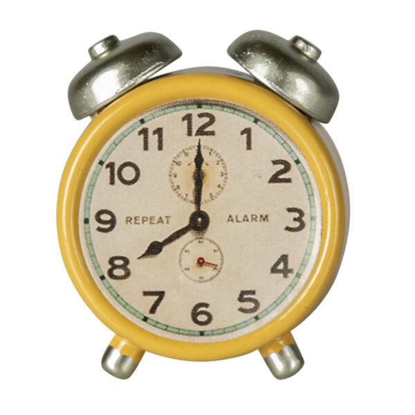 Maileg gul vækkeur til mus