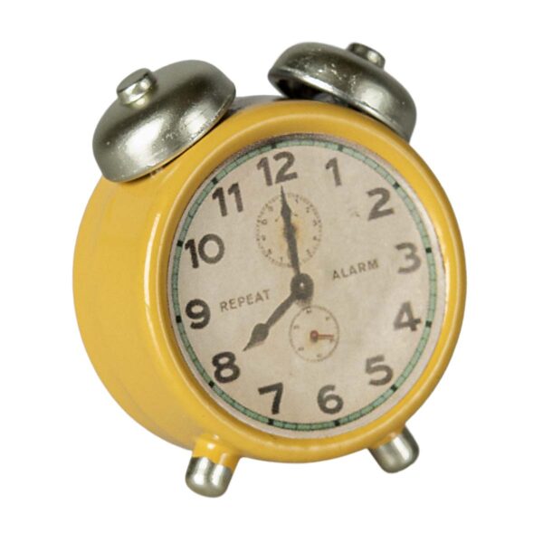 Maileg gul vækkeur til mus