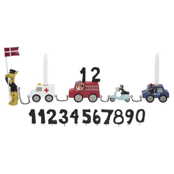 Fødselsdagstog biler fra Kids by Friis