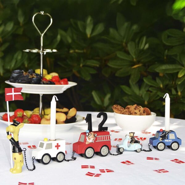 Fødselsdagstog biler fra Kids by Friis