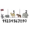 Fødselsdagstog zoo dyr fra Kids by Friis