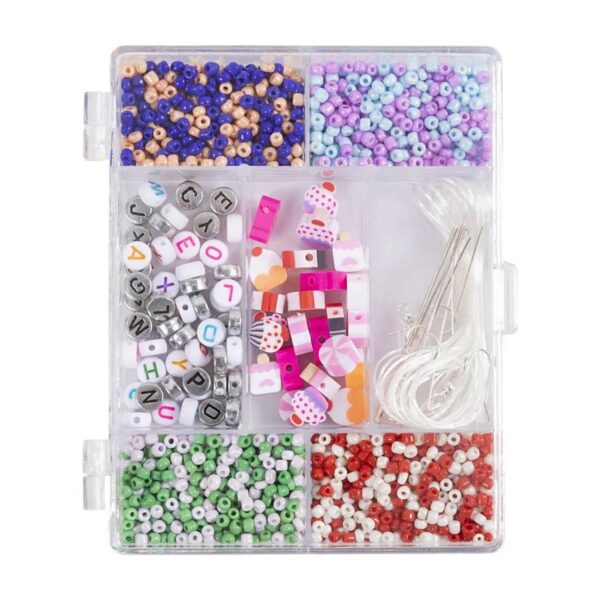 Perlesæt slikmix pastelfarver til Smykkedesign