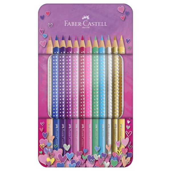 Faber-Castell Sparkle farveblyanter klassiske farver