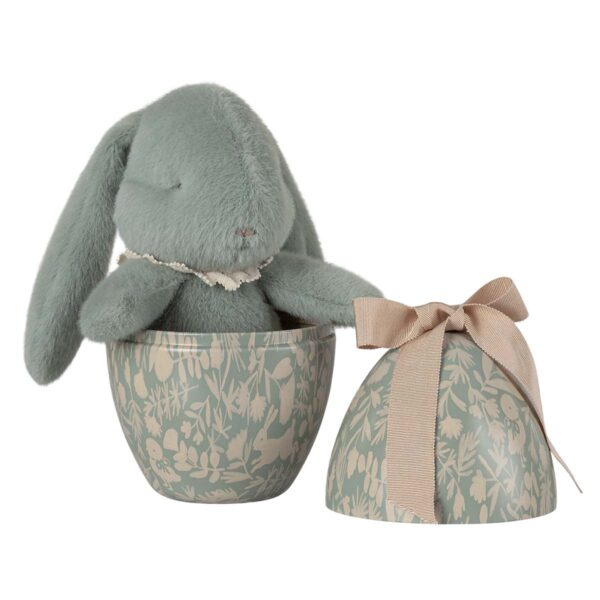 Maileg påskeæg mint med kanin bamse