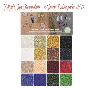 Miyuki Delica 11/0 jule-perlesæt