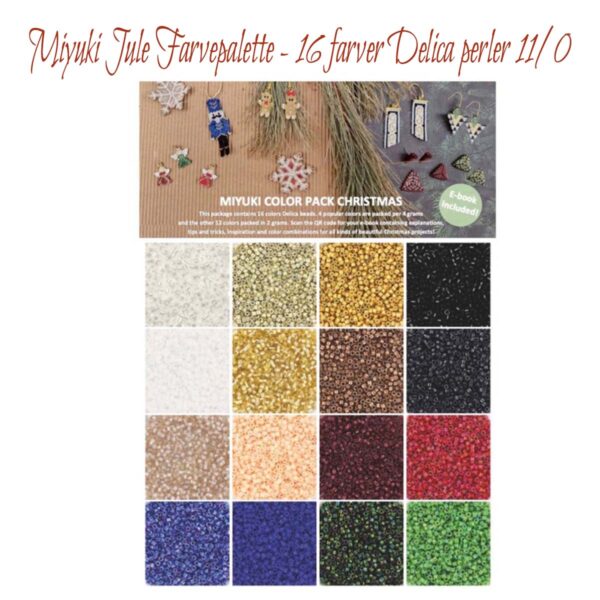 Miyuki Delica 11/0 jule-perlesæt