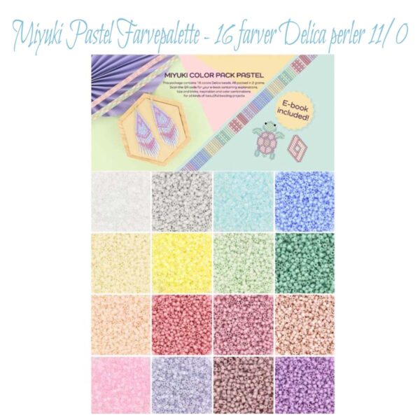 Miyuki Delica 11/0 pastel perle startsæt