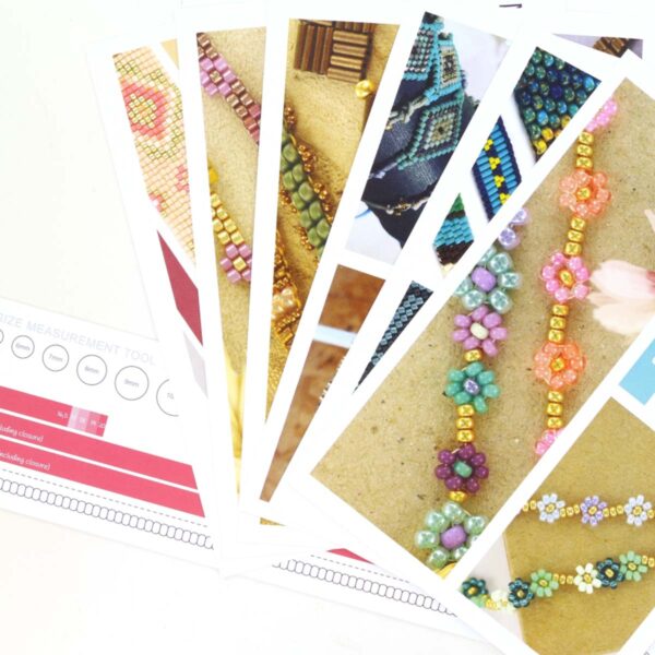 Perle teknikker og perleguides Samling med Miyuki Perler