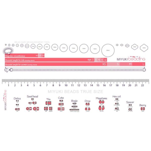 Perle teknikker og perleguides Samling med Miyuki Perler
