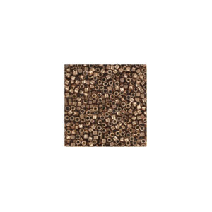 Miyuki Delica 11/0 smykkeperler Duracoat Galvanized Rose Champagne