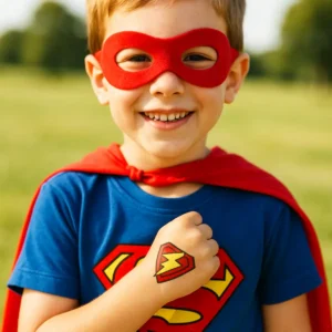 Superhelte tatoveringer til børn