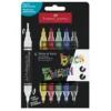 Faber-Castell Black Edition Shake & Paint akryltuscher 6 stk.