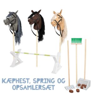 Kæpheste spring og opsamler sæt fra by Astrup
