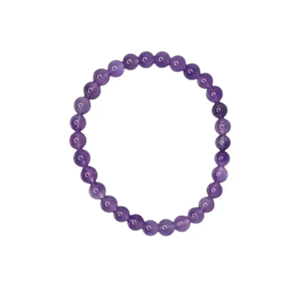 Ametyst krystal armbånd til ro og balance - Sød og kærlig gave til den gravide