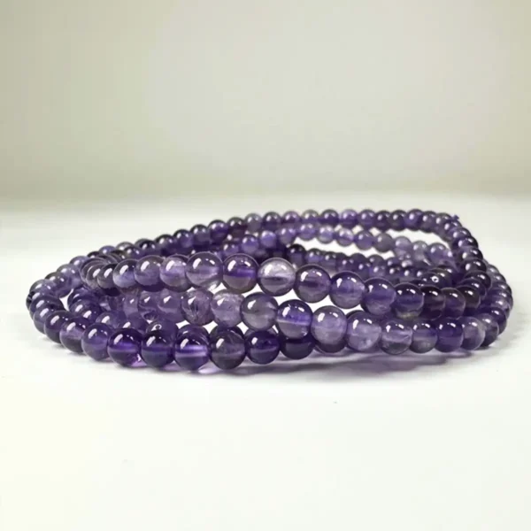 Ametyst krystal armbånd til ro og balance - Sød og kærlig gave til den gravide