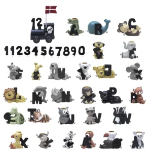 Navnetog og bogstaver fra Kids by Friis – Gør fødselsdagen personlig og magisk