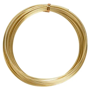 Guldfarvet bonzai tråd 2 mm