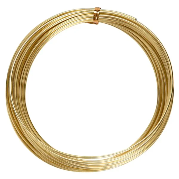 Guldfarvet bonzai tråd 2 mm