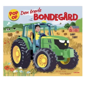 Papbog Den travle bondegård til børn– pop op papbog med fakta og sjove detaljer