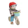 Drenge dukke Lian med balancecykel fra HABA – klar til sjov og eventyr