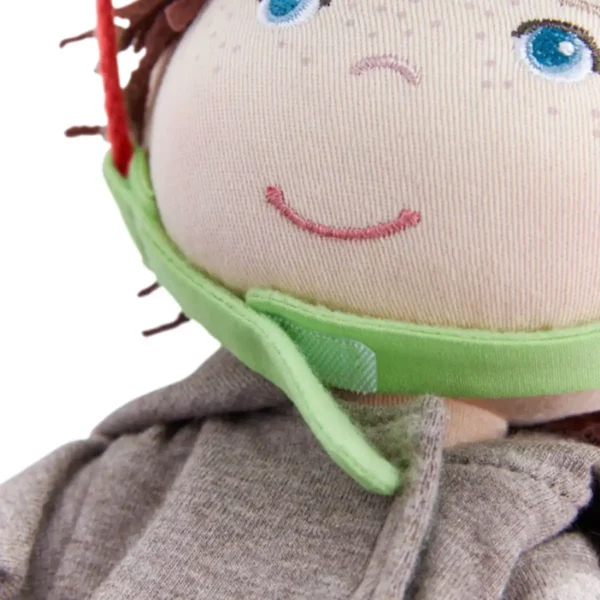 Drenge dukke Lian med balancecykel fra HABA – klar til sjov og eventyr