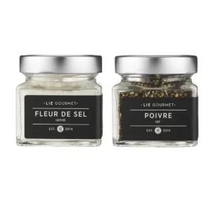 Lie Gourmet - Salt & Peber - Havsaltflager eller Sort knust peber