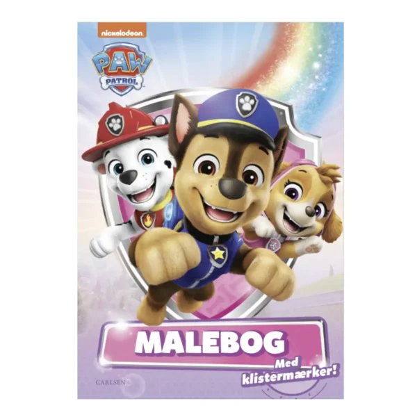 Paw Patrol malebog med klistermærker