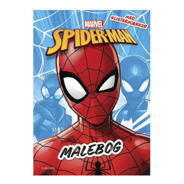 Spiderman malebog med klistermærker