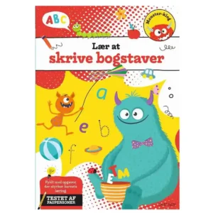 Carlsen - Monster-klog opgavebog - Lær at skrive bogstaver