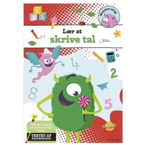 Carlsen - Monster-klog opgavebog - Lær at skrive tal