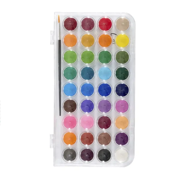 Akvarel farvesæt 36 farver – Et kreativt og farverigt sæt til både børn og voksne