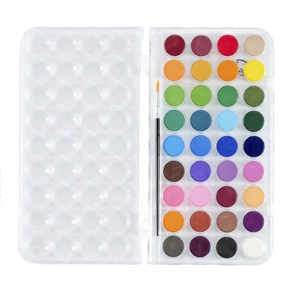 Akvarel farvesæt 36 farver – Et kreativt og farverigt sæt til både børn og voksne