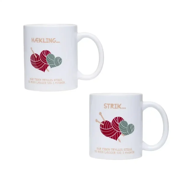 Hækle krus og strikke krus, Når tiden trylles stille og roen lægger sig i masker