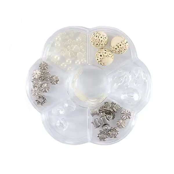 Perleæske med akryl perler til børn – otte farve varianter fyldt med kreativ leg og smukke perler