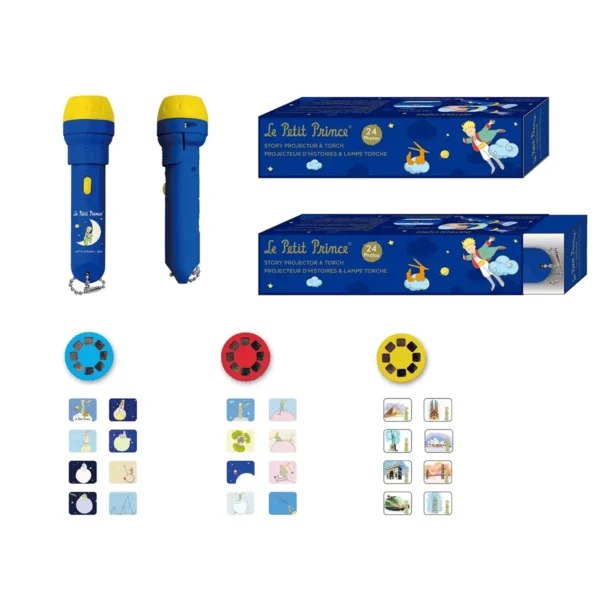 Lommelygte for børn med skyggespil Den Lille Prins