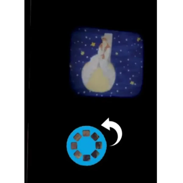 Lommelygte for børn med skyggespil Den Lille Prins