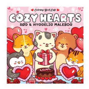 Cozy Hearts malebog fra Legind