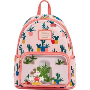 Loungefly Mickey Cactus mini-rygsæk – designer rygsæk til børn og voksne
