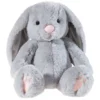 Kanin bamse i Silver – en rolig og blød kanin bamse i neutrale nuancer