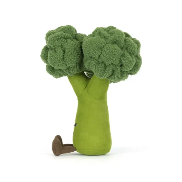 Jellycat Amuseables Broccoli – blød broccoli bamse med sjovt og energisk udseende
