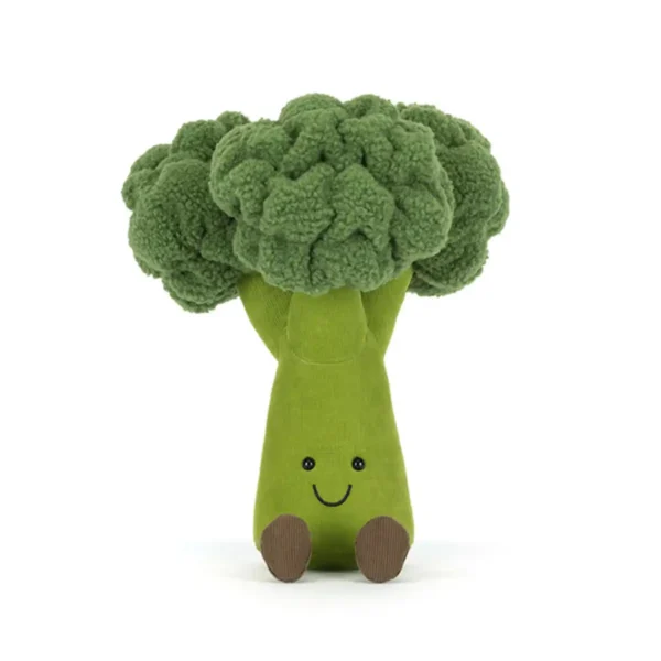 Jellycat Amuseables Broccoli – blød broccoli bamse med sjovt og energisk udseende