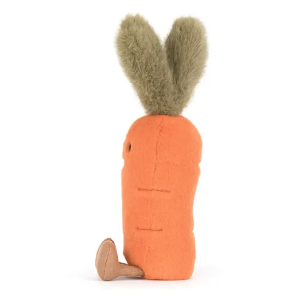 Jellycat Amuseables Carrot – blød gulerod bamse med sjovt, charmerende og livligt udtryk