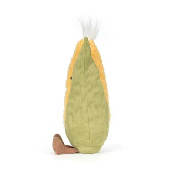 Jellycat Amuseables Sweetcorn – blød majs bamse med sjovt og venligt udseende