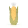 Jellycat Amuseables Sweetcorn – blød majs bamse med sjovt og venligt udseende