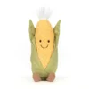Jellycat Amuseables Sweetcorn – blød majs bamse med sjovt og venligt udseende
