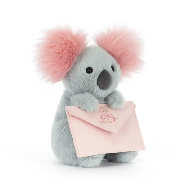 Jellycat Koala with Message – blød koala bamse med brev og venlig personlighed